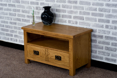 Duddon Oak Small TV Unit - The Sofa Group