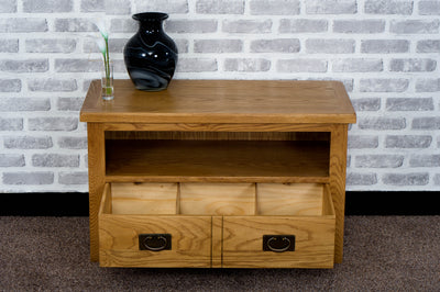 Duddon Oak Small TV Unit - The Sofa Group