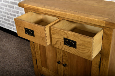 Grasmere Oak Small Sideboard - The Sofa Group