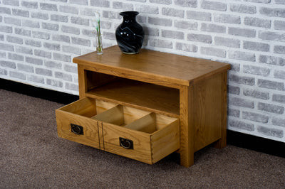 Duddon Oak Small TV Unit - The Sofa Group