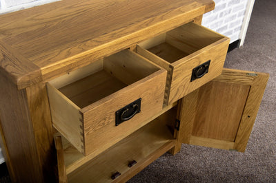 Grasmere Oak Small Sideboard - The Sofa Group