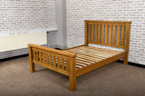 Duddon Oak Slatted Bed 4'6 - The Sofa Group