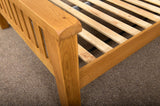 Duddon Oak Slatted Bed 5' - The Sofa Group