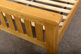Duddon Oak Slatted Bed 4'6 - The Sofa Group