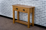 Duddon Oak Console Table - The Sofa Group