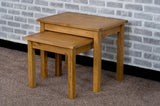 Duddon Oak Nest Of Tables - The Sofa Group