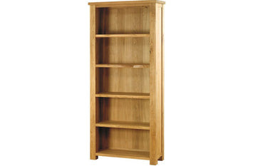 Duddon Oak Large Bookcase - The Sofa Group