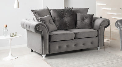 Napoli Grey 2 Seater Sofa