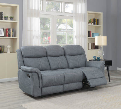 Portland Slate Grey 3 Seater Recliner