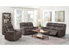 Potland Rustic Brown 3 Seater Sofa