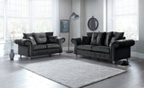 Napoli Black 3 Seater Sofa
