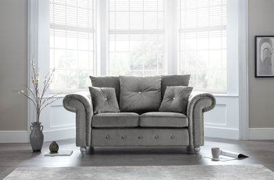 Napoli Grey 3 and 2 Seater Set