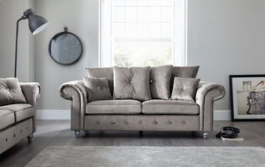 Napoli Grey 3 Seater Sofa