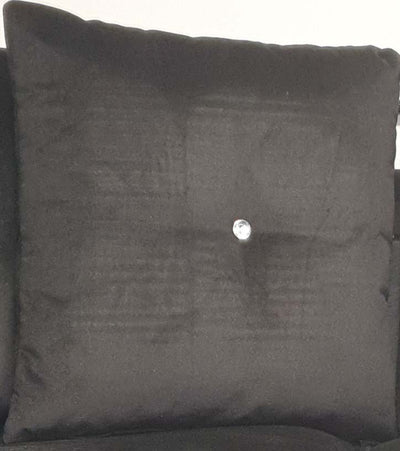 Napoli Black 3 Seater Sofa