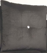 Napoli Black 2 Seater Sofa