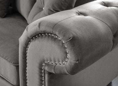 Napoli Grey 2 Seater Sofa